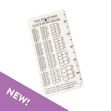 Quick Row Gauge Ruler from Twice Sheared Sheep