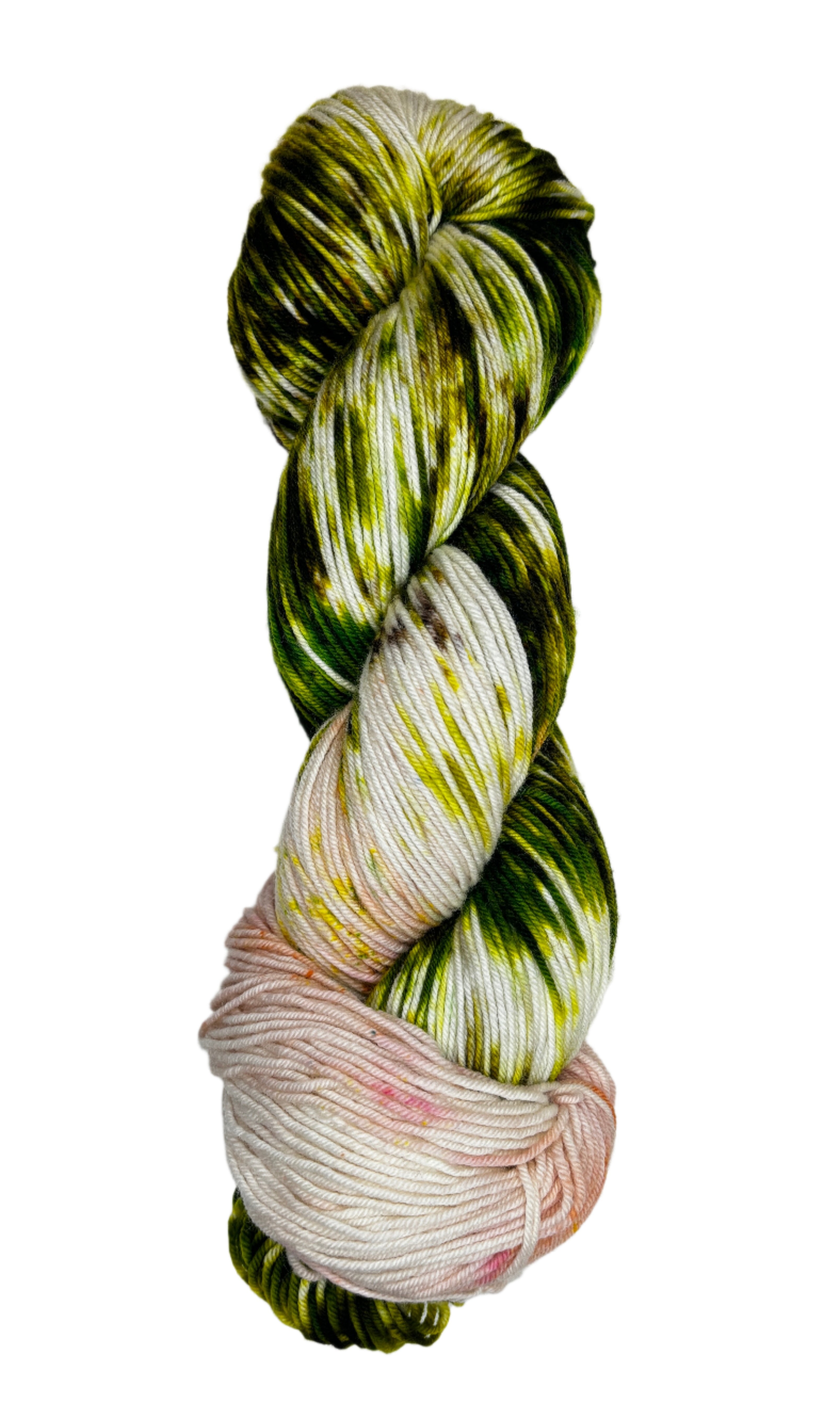 multi-colored skein of yarn 