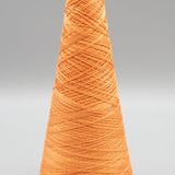 Lunatic Fringe Yarns 3/2 Tubular Spectrum Cones 1.5 oz color tangerine