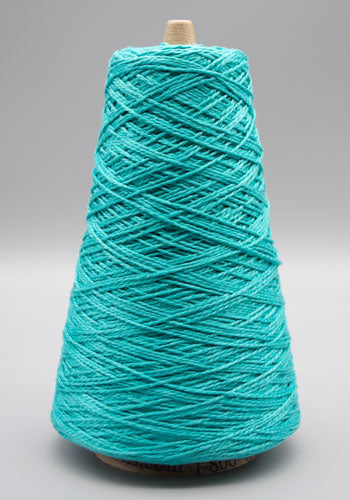 Lunatic Fringe Yarns 10/2 Mercerized Cotton Tubular Spectrum 8 oz cone color teal
