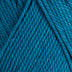 Close-up of blue yarn with a textured pattern