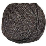 Ball of mildly tweedy yarn color Terrain