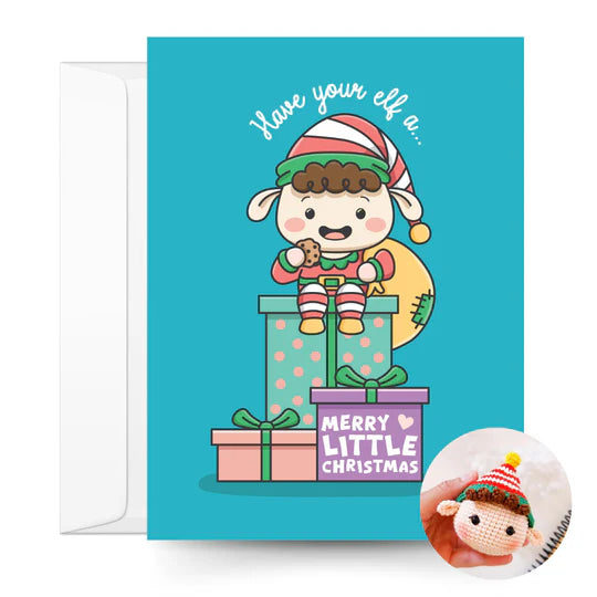 Greeting Card with Crochet Pattern by The Kindness Company