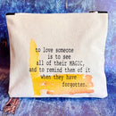 Pretty Clever Words - Canvas Zipped Bags-27