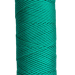 Turquoise skein of cotton yarn