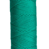 Turquoise skein of cotton yarn