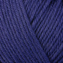 Detailed view of a skein of superwash wool yarn, showcasing a blue hue.
