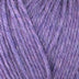 Detailed view of a skein of superwash wool yarn, showcasing a purple hue.