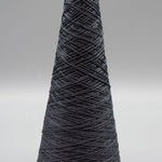 Lunatic Fringe Yarns 3/2 Tubular Spectrum Cones 1.5 oz color very dark gray