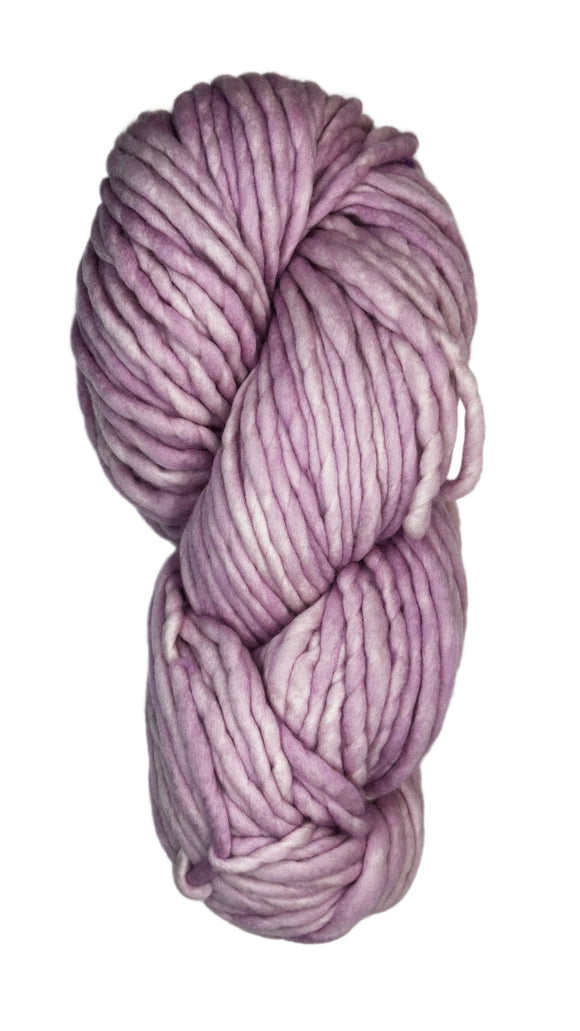Skein of Malabrigo Rasta yarn in the color dusty pink