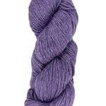 A skein of Berroco Vintage Worsted yarn color purple
