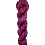 Blackbird Sycamore Fingering Mini Skein Yarn Color wine red