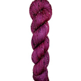 Blackbird Sycamore Fingering Mini Skein Yarn Color wine red