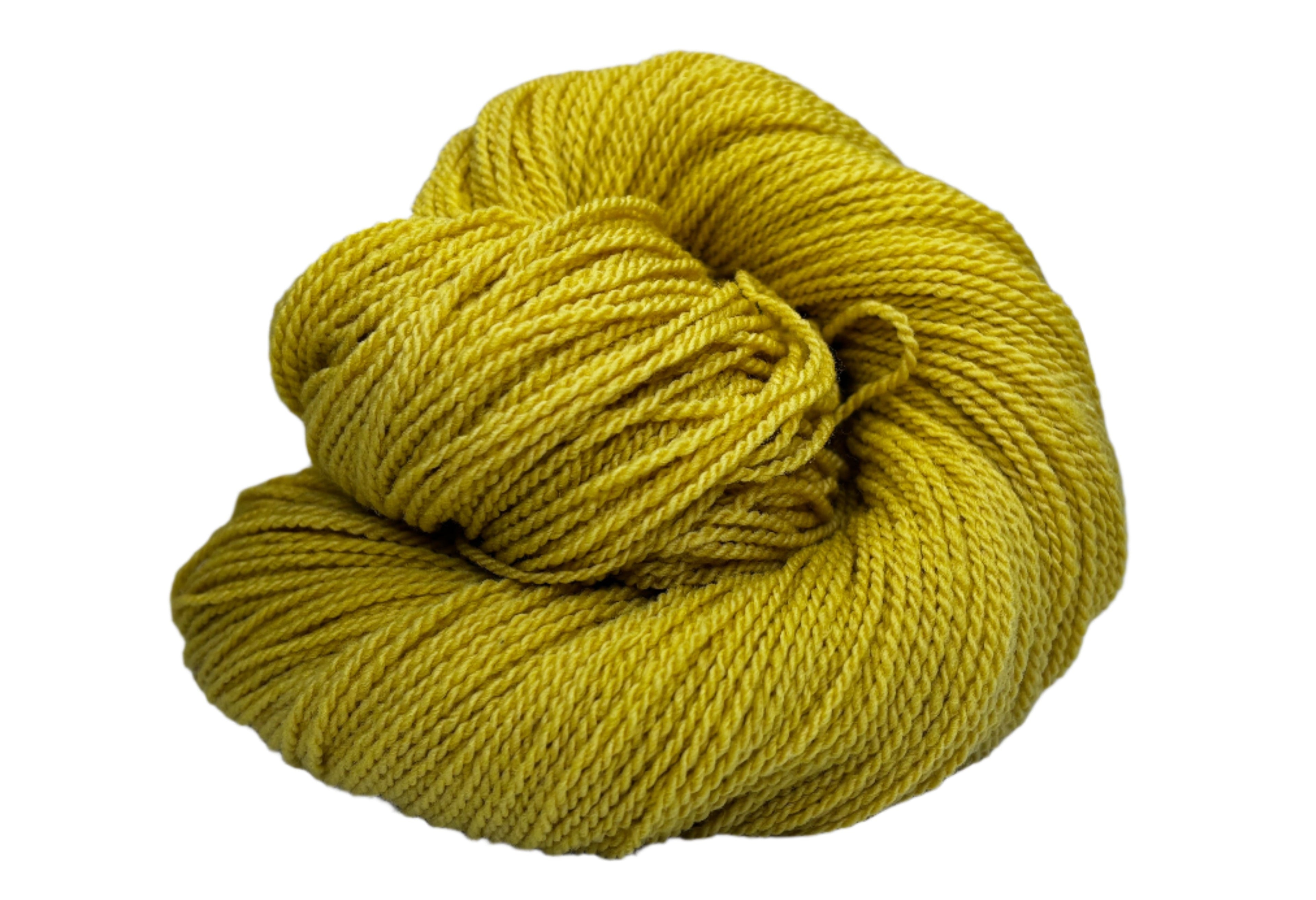 grain yellow skein of yarn 