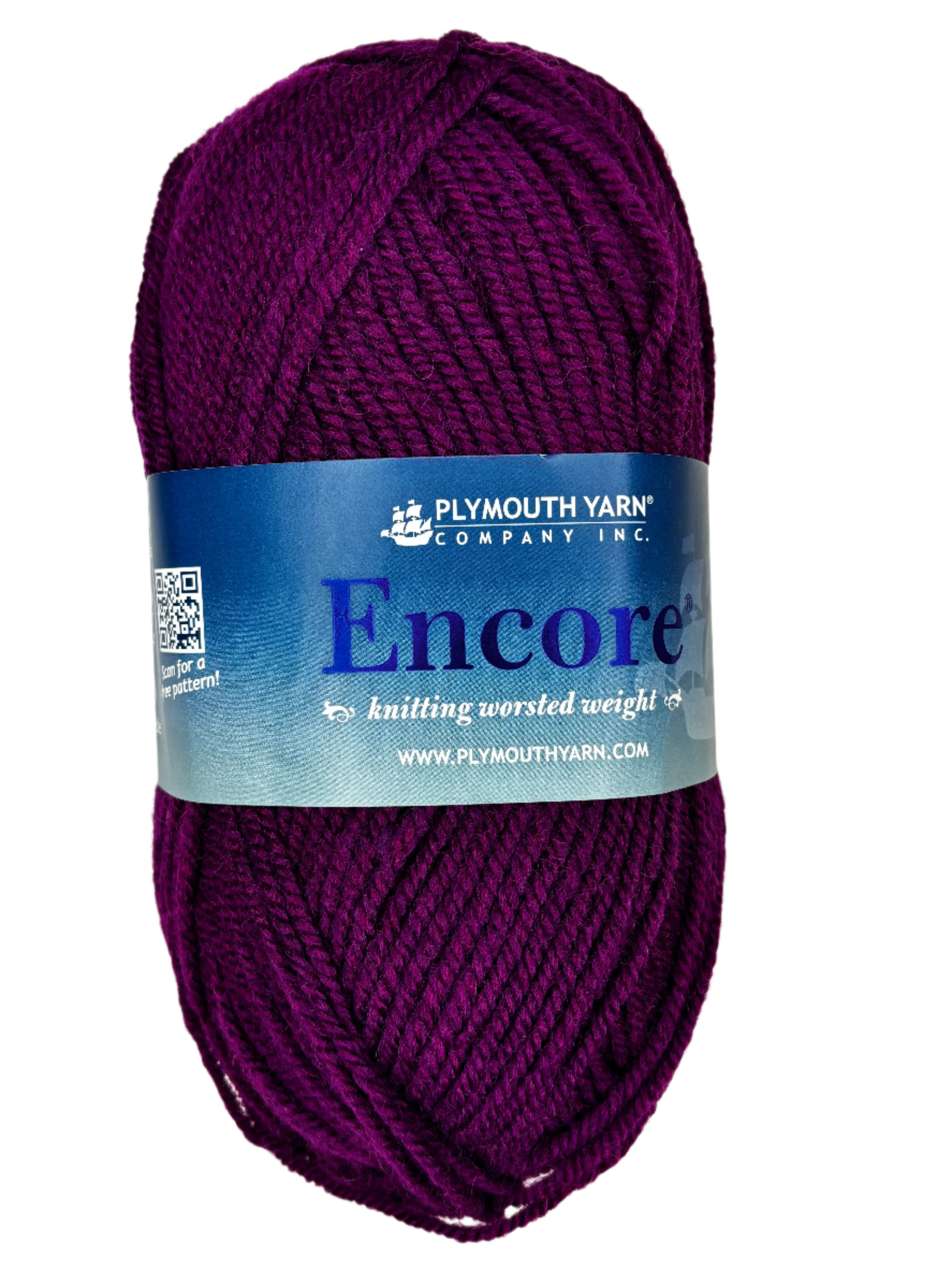 Berry purple red skein of yarn