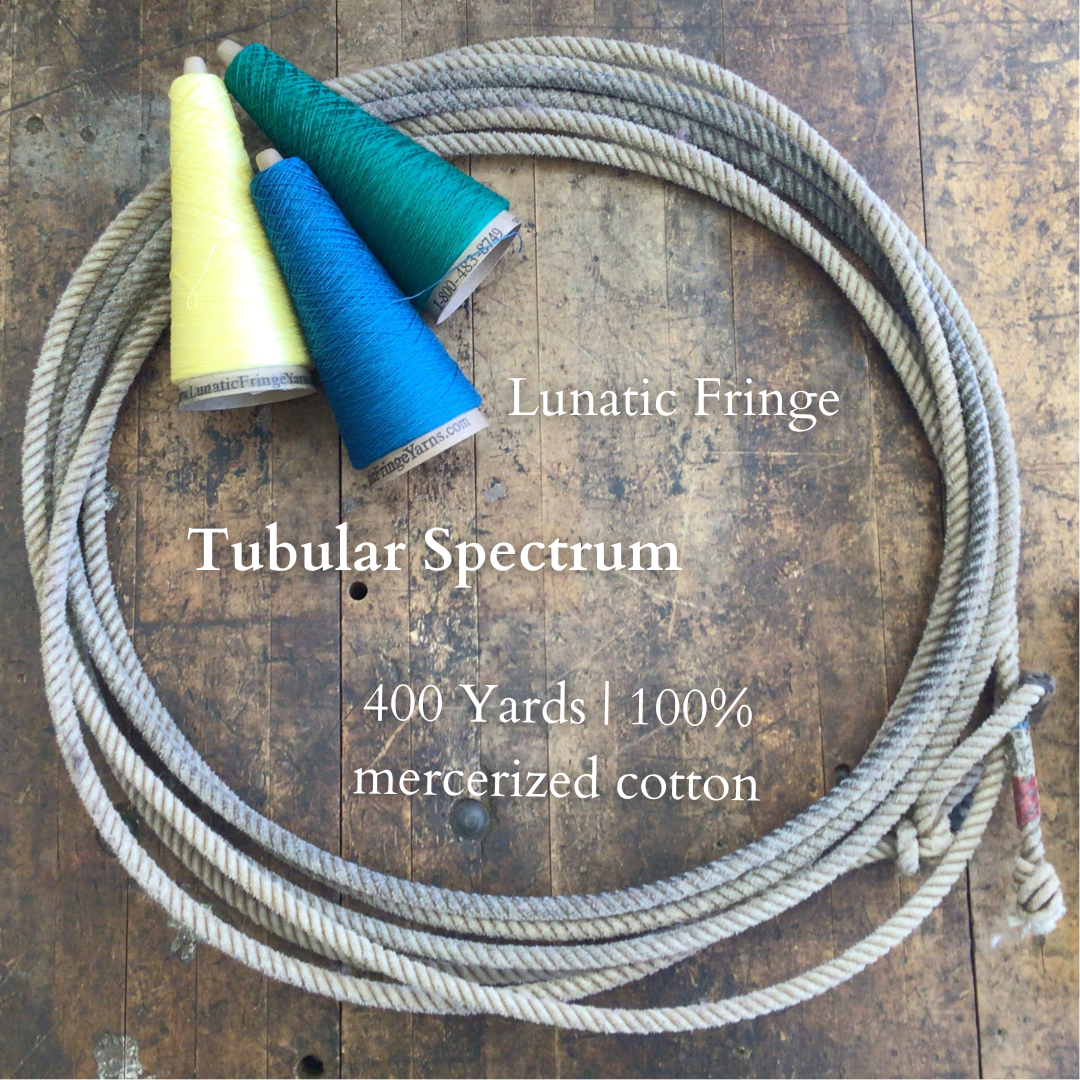 Lunatic Fringe Yarns 10/2 Mercerized Cotton Tubular Spectrum 1.5 oz cone