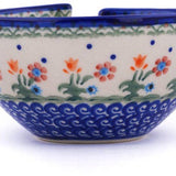 Spring Flowers Polish Pottery Yarn Bowl from Polmedia