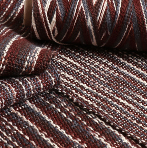 Ashford Caterpillar Cotton Weaving Yarn color brown grey white