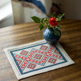 Balkan Diamond  - Small cross stitch kit from Avlea Folk Embroidery