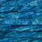 Close-up of blue yarn with a textured pattern
