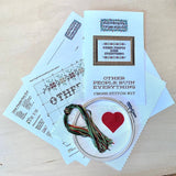 You Can't Make This Shit Up Cross Stitch Kit from Subversive Cross Stitch