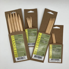 Brittany Birch Needles - Double Pointed 7 1/2"