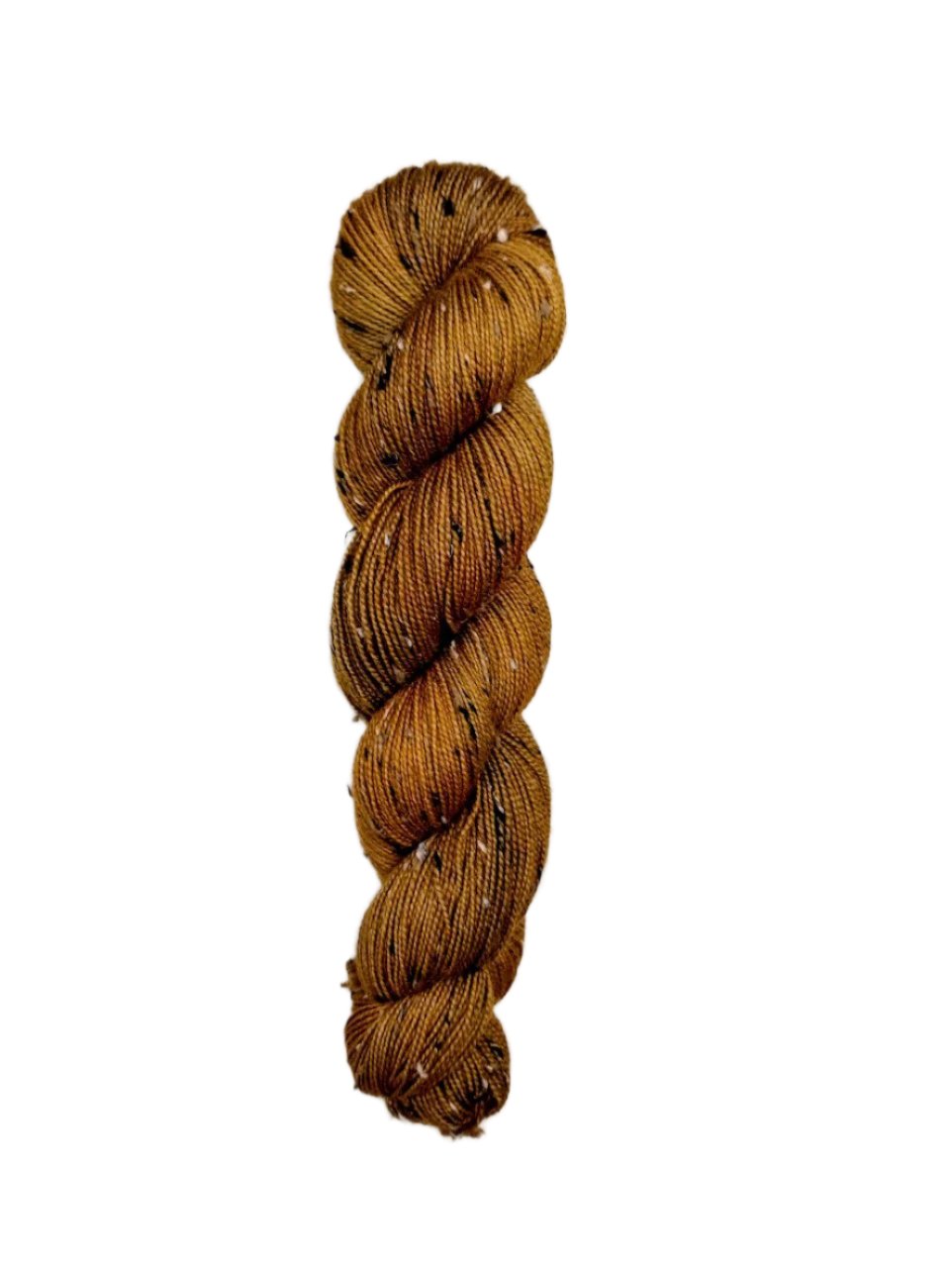 Blackbird Sycamore Fingering Mini Skein Yarn Color golden brown 