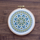 Myra Medallion - Embroidery hoop kit from Avlea Folk Embroidery