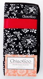 ChiaoGoo Stainless Steel Double Point Sock Set 6"