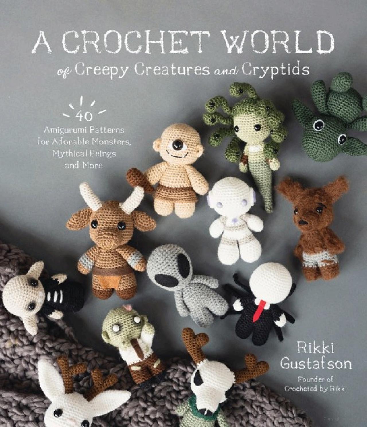 Crochet World of Creepy Creatures And Cryptids Book