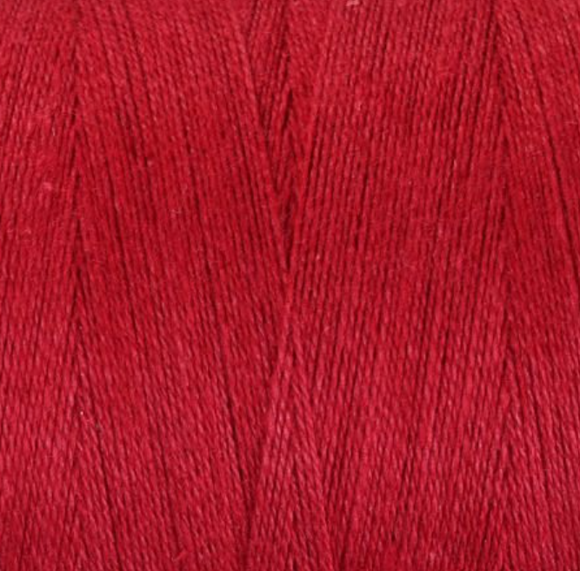 Ashford Cottolin Cotton / Linen Weaving Yarn color red