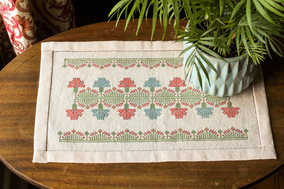Avlea Folk Embroidery - Calliope's Meadow cross stitch kit