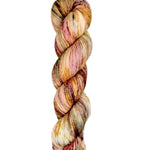 Blackbird Sycamore Fingering Mini Skein Yarn Color peach pink red brown black speckles