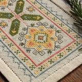 Athenian Sunflower - Small cross stitch kit from Avlea Folk Embroidery