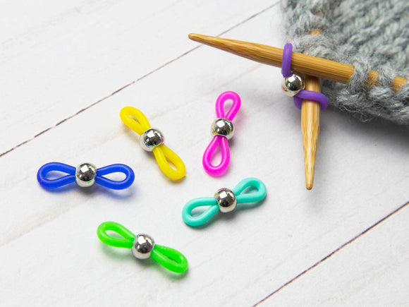 Fox & Pines Stitches: Stitch Huggers | Silver Ball Knitting Notions Colorful