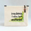 Pretty Clever Words - Canvas Zipped Bags-19