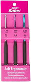 Susan Bates Soft Ergonomic Crochet Hook Set F - H