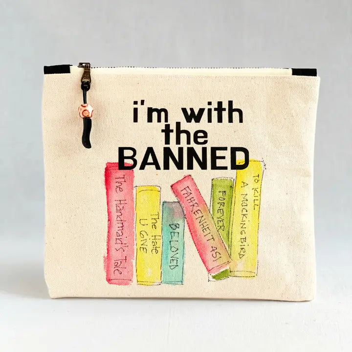 Pretty Clever Words - Canvas Zipped Bags