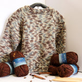 My First Sweater Top Down Sweater Class - October & November 2026, 3 Sessions