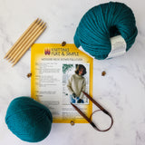 My First Sweater Top Down Sweater Class - October & November 2026, 3 Sessions