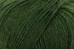 Detailed image of Fonty Moustache Fingering Weight Yarn in the color forest green 