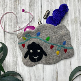 Frabjous Fibers Tangled up in Ewe Felted Bag
