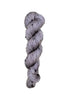 Skein of hand dyed BFL Tweed Yarn color grey