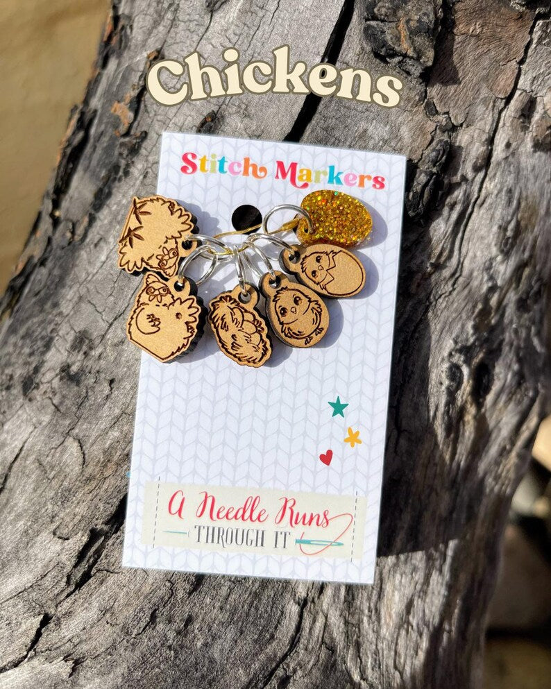 A Needle Runs Through It: Stitch Markers