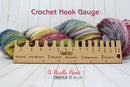 A Needle Runs Through It Crochet Hook Gauge 7"-1