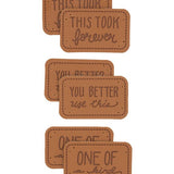 Boye Garment Label Faux Leather