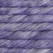 close up view of malabrigo silkpaca lace weight yarn color light purple