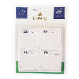 DMC Cardboard Floss Bobbins, 56/Pkg