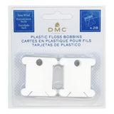 DMC Plastic Floss Bobbins, 28-Pack