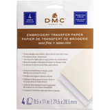 DMC Embroidery Transfer Paper, 4 Sheets